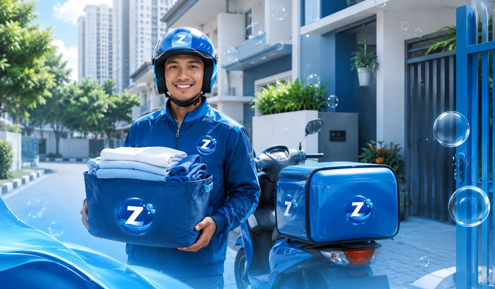 Layanan Jemput Antar Laundry Z-Laurendry